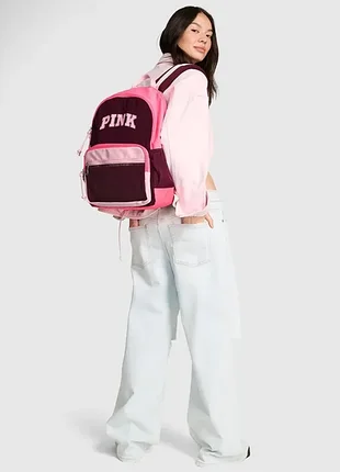 Рюкзак victoria's secret pink backpack wild rose 
сумка victoria's secret