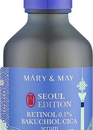 Сироватка для обличчя mary & may vegan retinol 0.1% bakuchiol cica serum