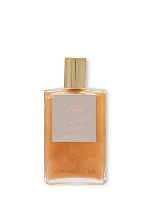 Мерцающее масло для тела bombshell soirée shimmer victoria's secret