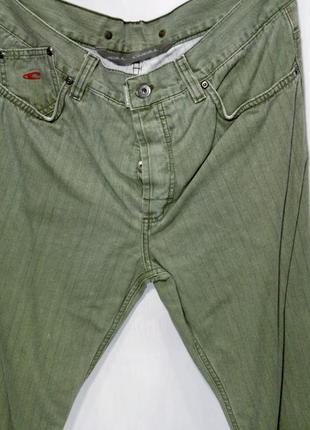 O'neill джинсы мужские оригинал хаки небольшой клеш размер 32/322 фото