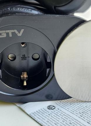Розетковий блок gtv ae-bpw1s1uch-51 з 1 розеткою 220в та usb-портом