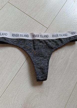 Трусики базовые стринги коттоновые бикини спортивные танга river island s c 8 36 44