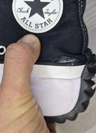 Высокие converse run star hike canvas platfor 10