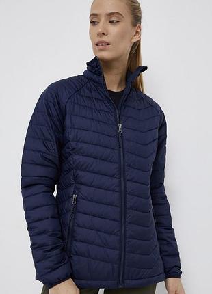 Куртка columbia powder lite omni-heat демісезонна синя пуховик s