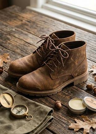 Мужские кожаные ботинки timberland (оригинал)