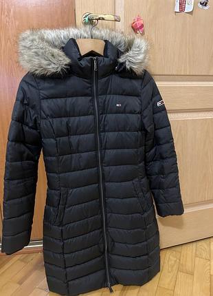 Жіночий пуховик tommy jeans чорний
