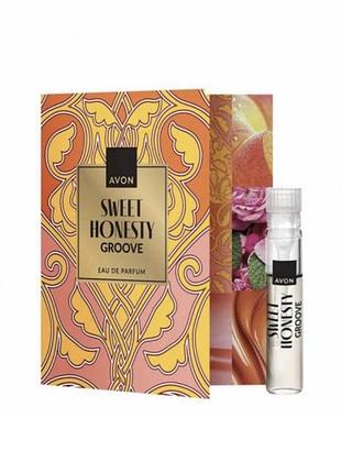 Sweet honesty groove avon , листівка із пробним зразком ейвон