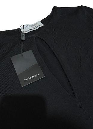 Чорна міні сукня yves saint laurent 2