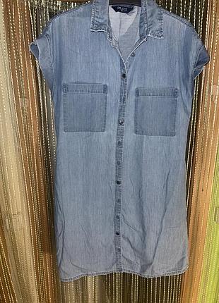 Джинсова сукня-сорочка lc waikiki (lcw jeans)