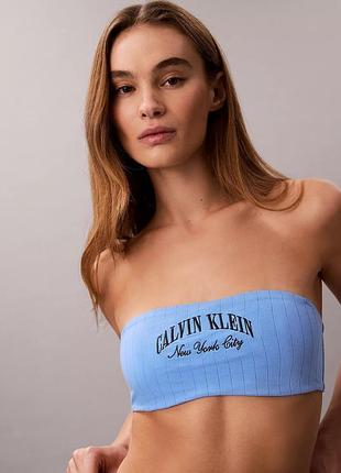 Бралетт-бандо calvin klein в рубчик 2