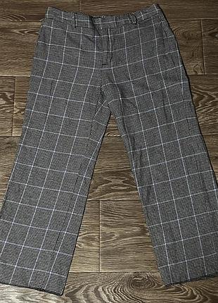 Брюки жіночі в клітку, класичні zara
