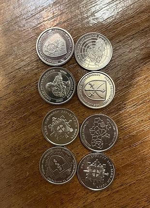Памʼятні та колекційні монети 10 гривень зсу та дснс (набір або поштучно)