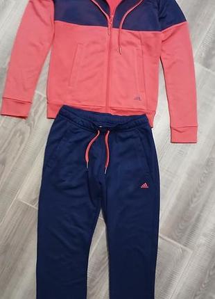 Оригінальний спортивний костюм adidas team suit (артикул ab3984) підлітковий/жіночний розмір xs на зріст 148 158