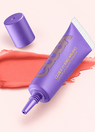 Жидкие тени для век kiko milano club k colour up liquid eyeshadow - 16 clubstract - ярко-розовые, теплый оттенок (000071-16)