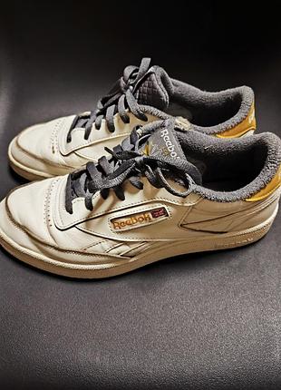 Кеди reebok шкіряні білі