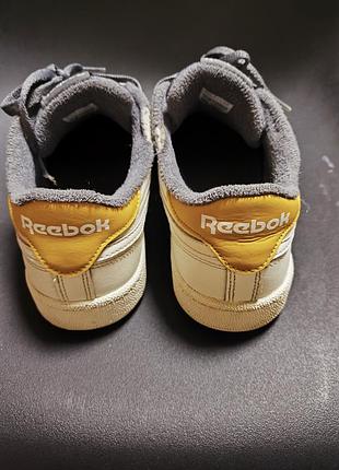 Кеди reebok шкіряні білі 2