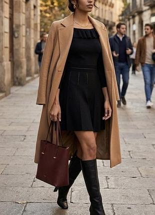 Чорна коротка сукня zara s