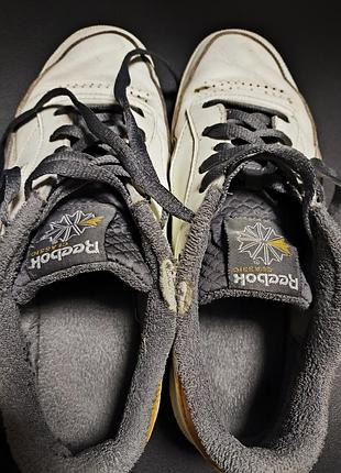 Кеди reebok шкіряні білі 5