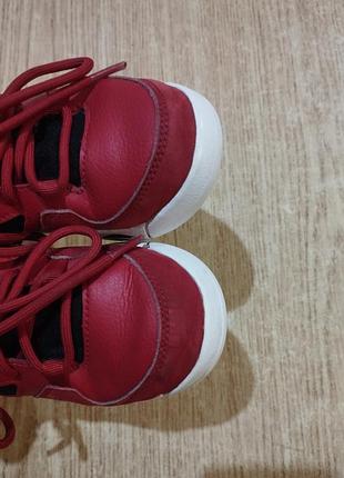 Кожаные хайтопы jordan высокие кроссовки 8