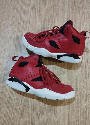 Кожаные хайтопы jordan высокие кроссовки 5