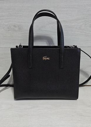 Стильна шкіряна сумка lacoste, оригінал