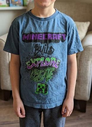 Виварена футболка для хлопчика майнкрафт minecraft