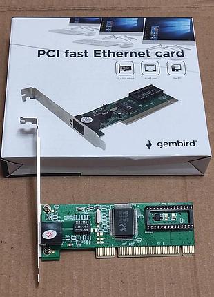 Сетевая карта pci gembird nic-r1 10/100 mbps realtek rtl8139d