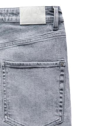 Джинси zara / сірі джинси 4