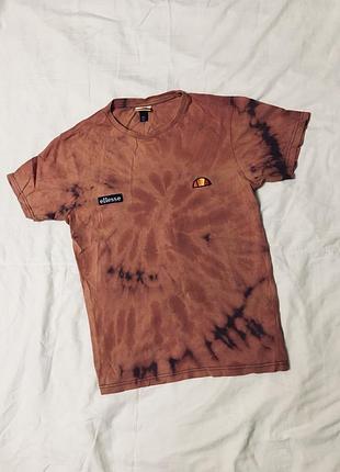 Футболка ellesse tye-dye оригинальная с эффектом тай дай