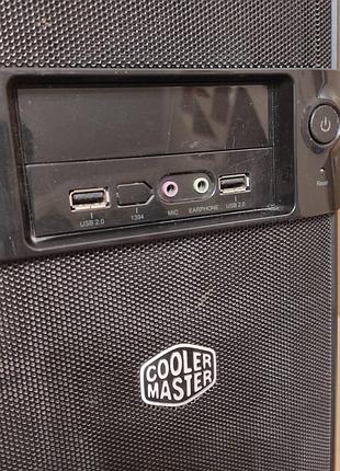Корпус для комп'ютера пк cooler master elite atx чорний бу