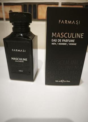 Парфумована вода farmasi masculine eau de parfum для чоловіків 100 мл