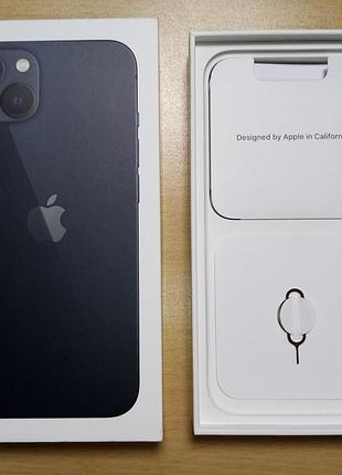 Оригинальная коробка apple iphone 13, midnight, 128gb (a2633), 2021