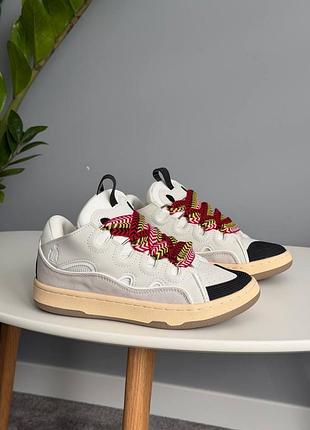 Кросівки lanvin curb sneakers white