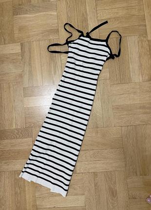 Сукня міді bershka s
