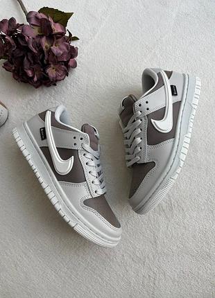 Nike dunk brown grey gore-tex termo