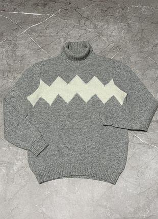 Вовняний светр gran sasso (оригінал, made in italy)