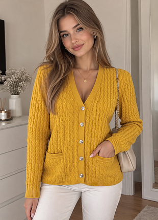 Кардиган linea stefania, шерсть, италия, р. l