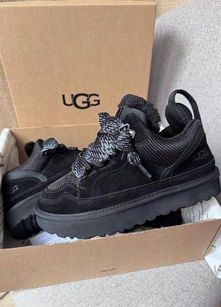 Уггі жіночі ugg lowmel чорні 3