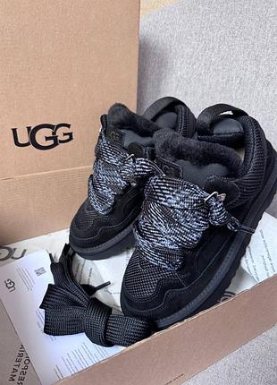 Уггі жіночі ugg lowmel чорні 4