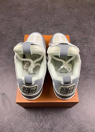 Louis vuitton skate white grey /белые луивитоны 4
