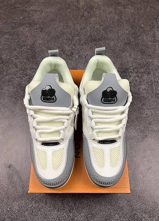Louis vuitton skate white grey /белые луивитоны 6