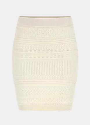 Шикарна трикотажна міні-спідниця-олівець guess