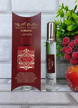 Унисекс парфюм lattafa perfumes bade'e al oud sublime