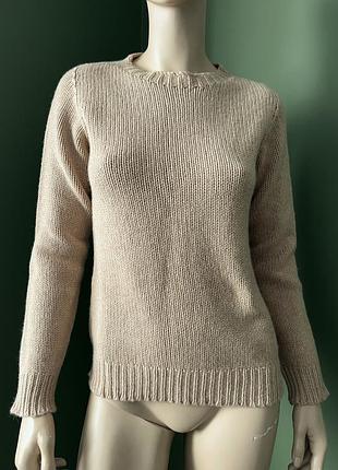 Кашемировый свитер светр wehinger think cashmere! цвет кэмел 100% кашемир