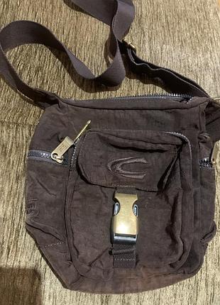 Коричнева чоловіча сумка через плечо (crossbody) бренду camel active