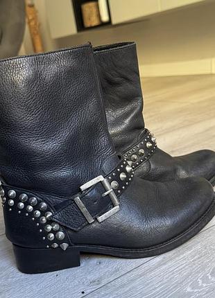 Carvela черевики натуральна шкіра 36 розмір чорні kurt geiger оригінал