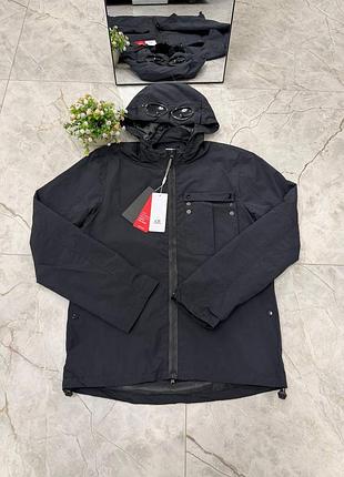 Чоловіча вітрівка cp company чорна з капюшоном