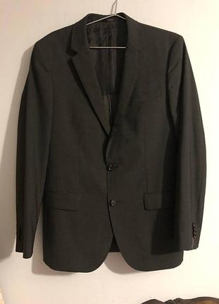 Шерстяной пиджак boss hugo boss huge1/genius1 stretch (48 / m, virgin wool)