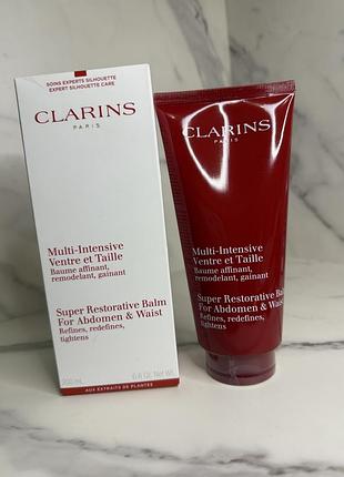 Clarins super restorative balm for abdomen and waist зміцнюючий бальзам для талії та живота 200ml