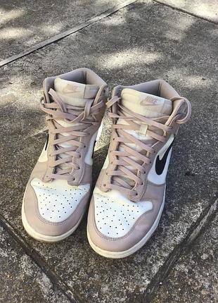 Кросівки nike dunk high fossil stone 1 оригінал 42 26.5